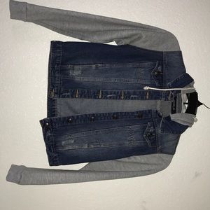 Denim Jacket W/ Grey